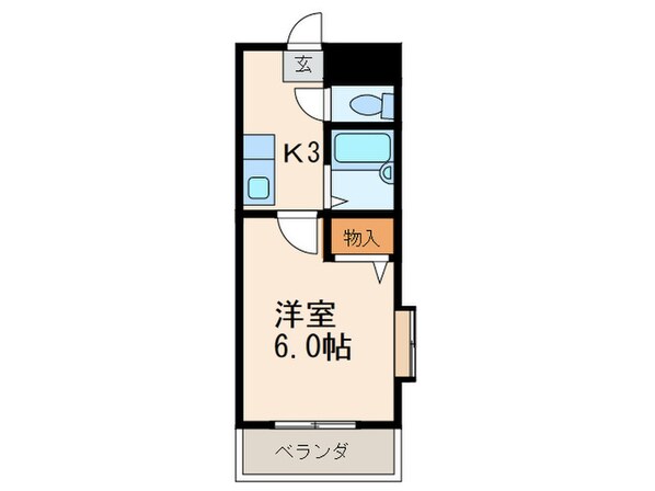 ロイヤルヒルズ黒崎壱番館の物件間取画像